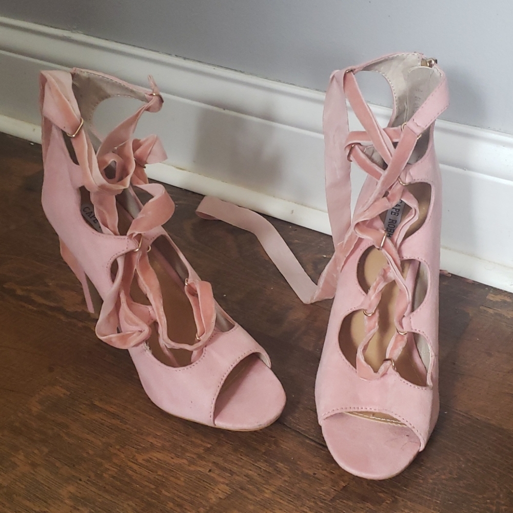 Pink heels
